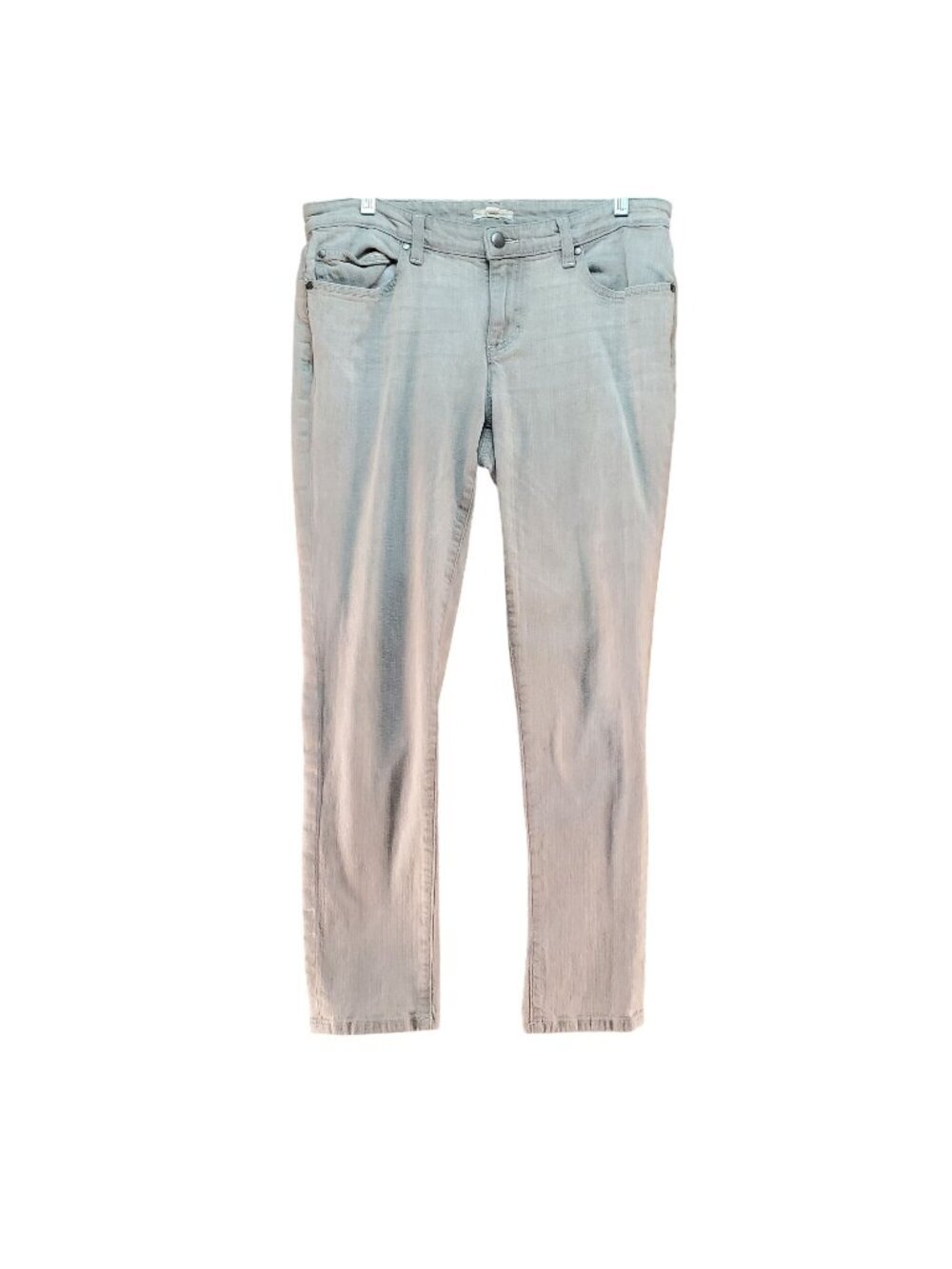 Eileen Fisher Jeans Womens 6 Gray Organic Stretch Denim Skinny